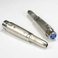 XLR 3P Female to 1/4